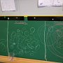 Les petits apprennent à tracer des ronds.